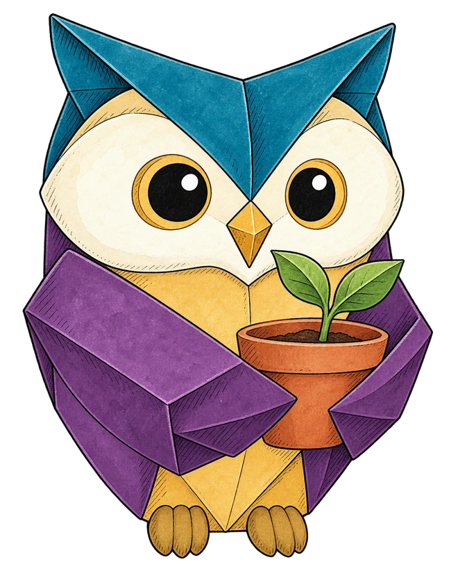 TED, the Crafted for Good paper owl